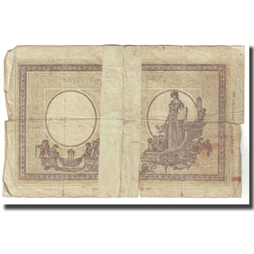 Billet, Italie, 100 Lire, 1896, KM:59, B+