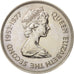 Tristan Da Cunha, Elizabeth II, 25 Pence, 1977, SUP, Copper-nickel, KM:1