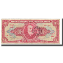 Banknote, Brazil, 100 Cruzeiros, KM:180, VF(20-25)