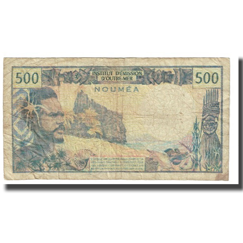 Banknote, Tahiti, 500 Francs, Undated (1969-92), KM:25d, VF(20-25)