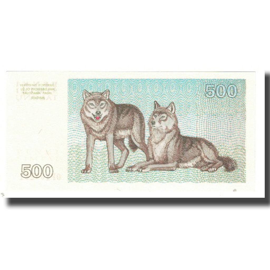 Banknote, Lithuania, 500 (Talonas), 1993, KM:44, UNC(65-70)