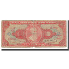 Banknot, Brazylia, 1000 Cruzeiros, KM:181, VF(20-25)