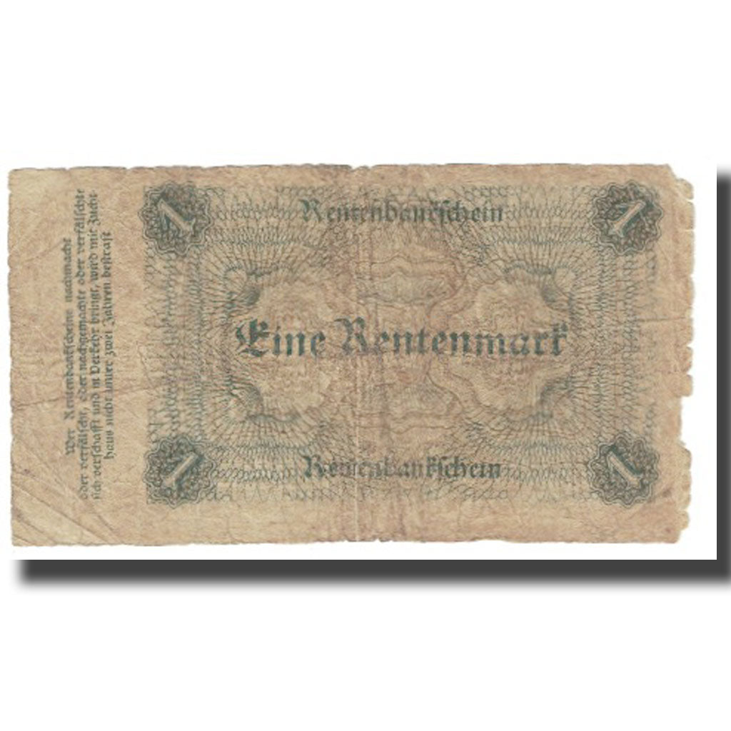 Banknote, Germany, 1 Rentenmark, 1925, 1925-11-01, KM:173a, VF(20-25)