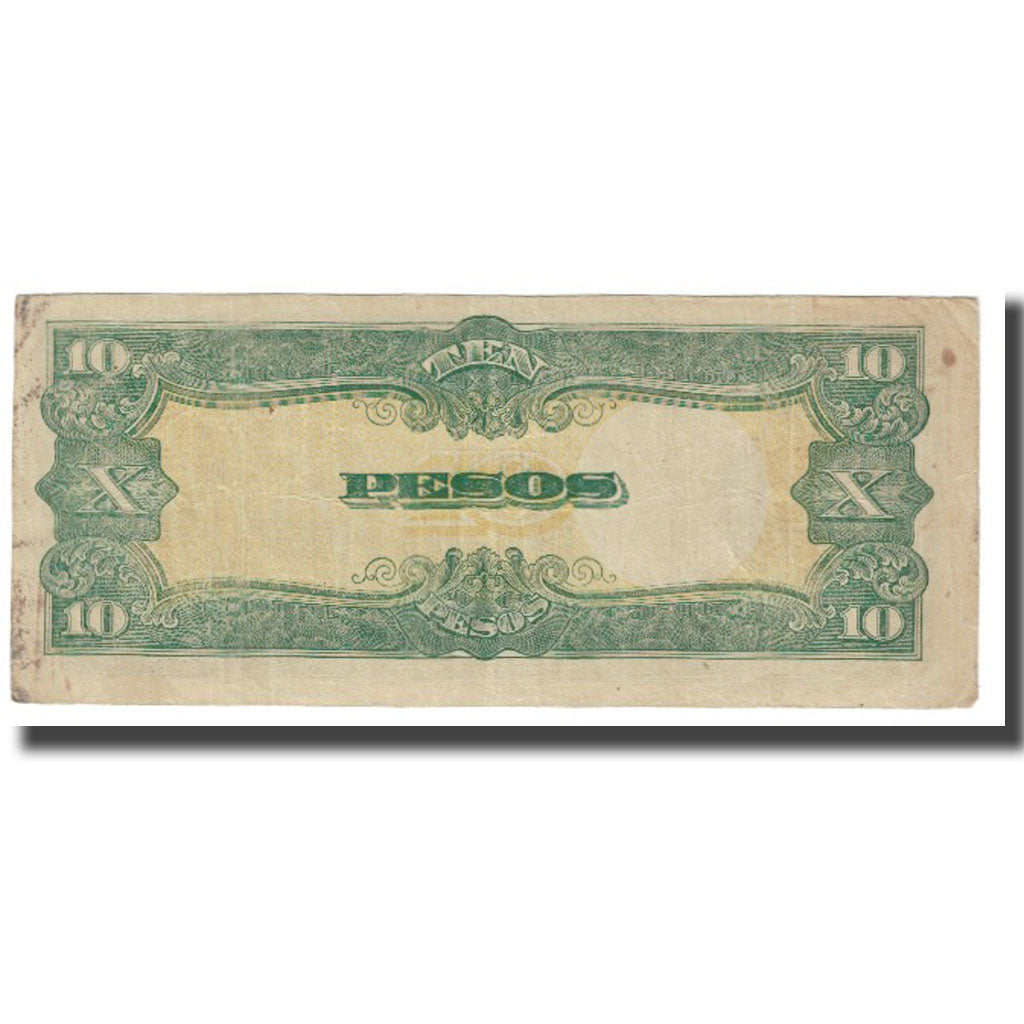 Nota, Filipinas, 10 Pesos, KM:111a, EF(40-45)