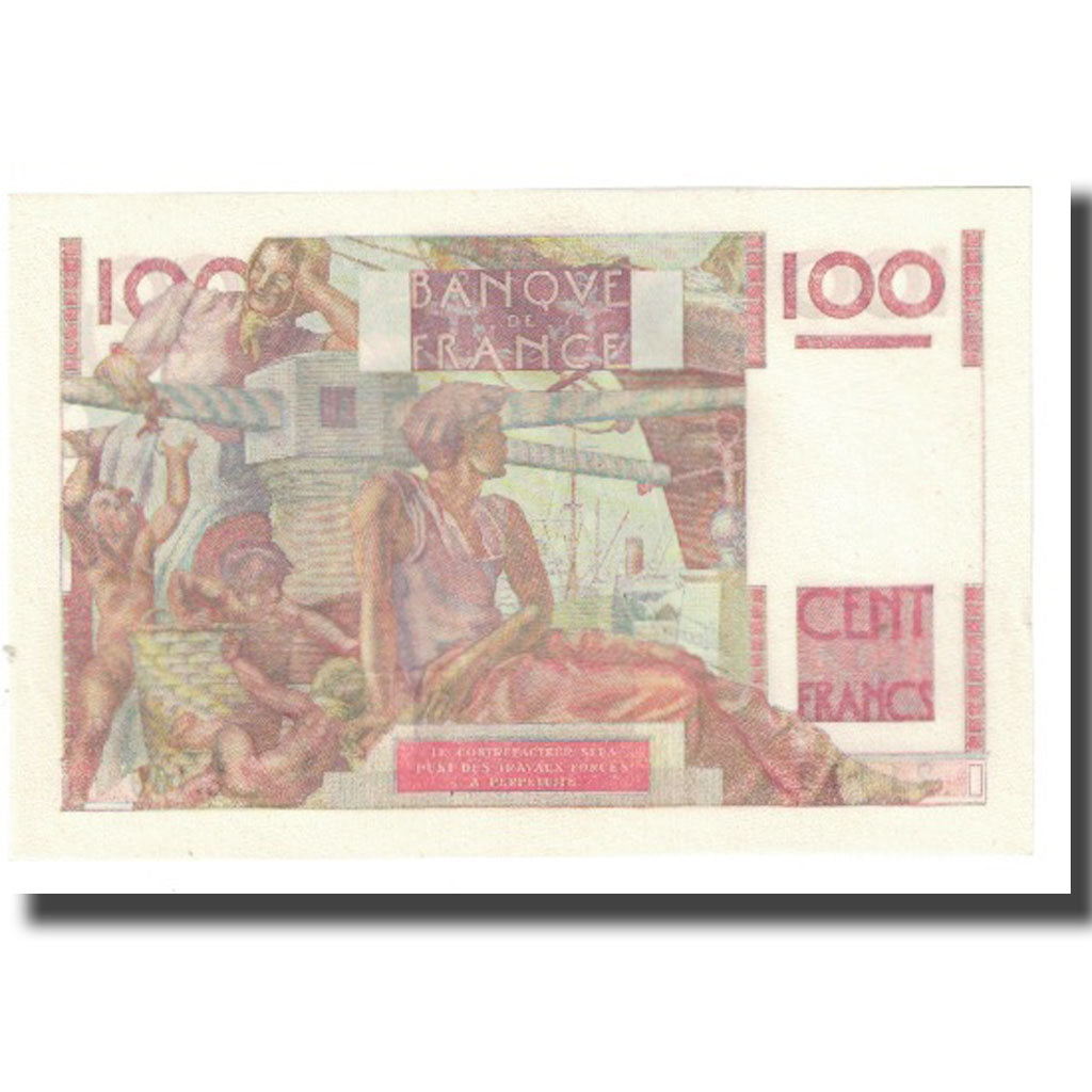 France, 100 Francs, Jeune Paysan, 1946, D AMBRIERES, GARGAM, 1946-12-19