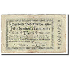 Billet, Allemagne, Oberhausen, 500000 Mark, Usine, 1923, 1923-08-01, TB