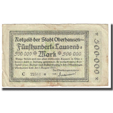 Banknot, Niemcy, Oberhausen, 500000 Mark, Usine, 1923, 1923-08-01, VF(20-25)