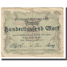 Banknote, Germany, Speyer, 100000 Mark, personnage, 1923, 1923-07-27, VF(20-25)