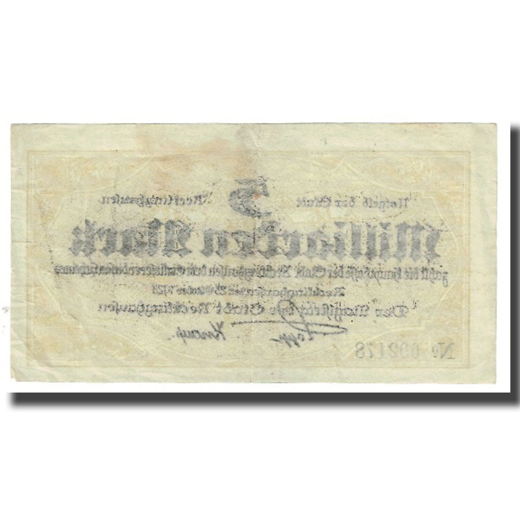 Banknote, Germany, Recklinghausen, 5 Milliarden Mark, Texte, 1923, 1923-10-23