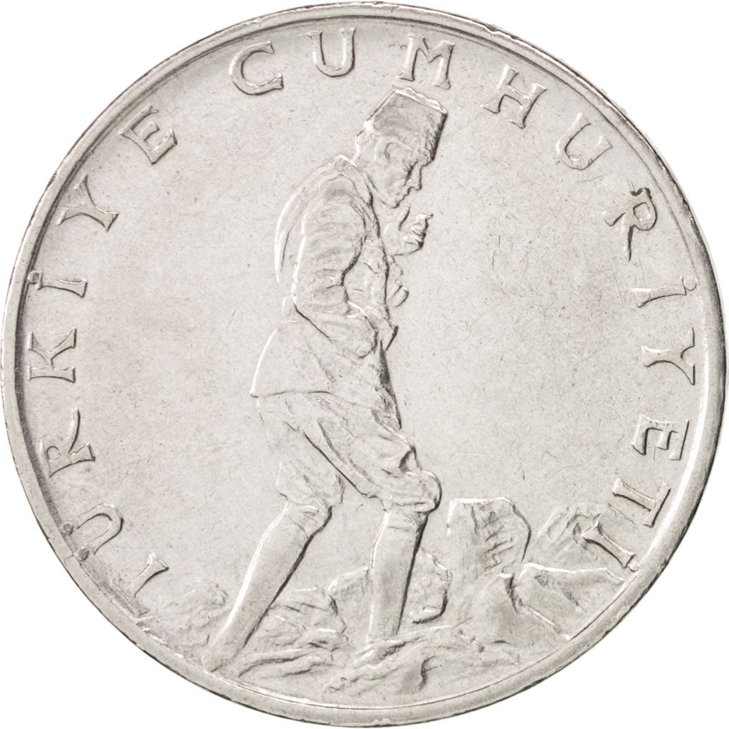 Turkey, 2-1/2 Lira, 1975, EF(40-45), Stainless Steel, KM:893.2