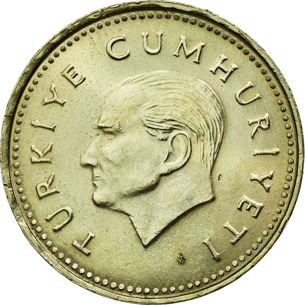 Coin, Turkey, 2500 Lira, 1992, AU(55-58), Nickel-Bronze, KM:1015