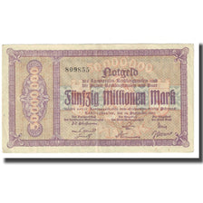Banknote, Germany, Recklinghausen, 50 Millionen Mark, Texte, 1923, 1923-09-15
