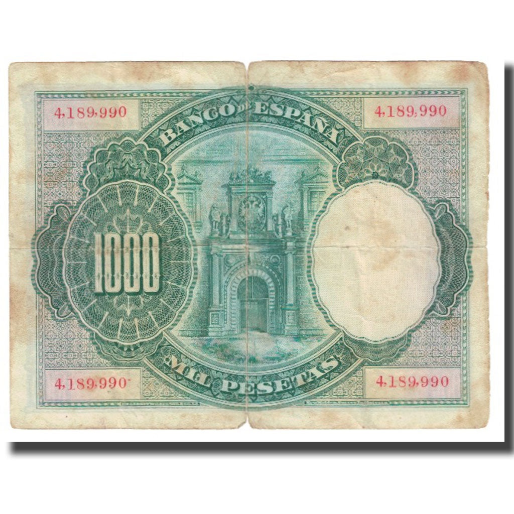 Banknote, Spain, 1000 Pesetas, 1925, 1925-07-01, KM:70c, VF(20-25)