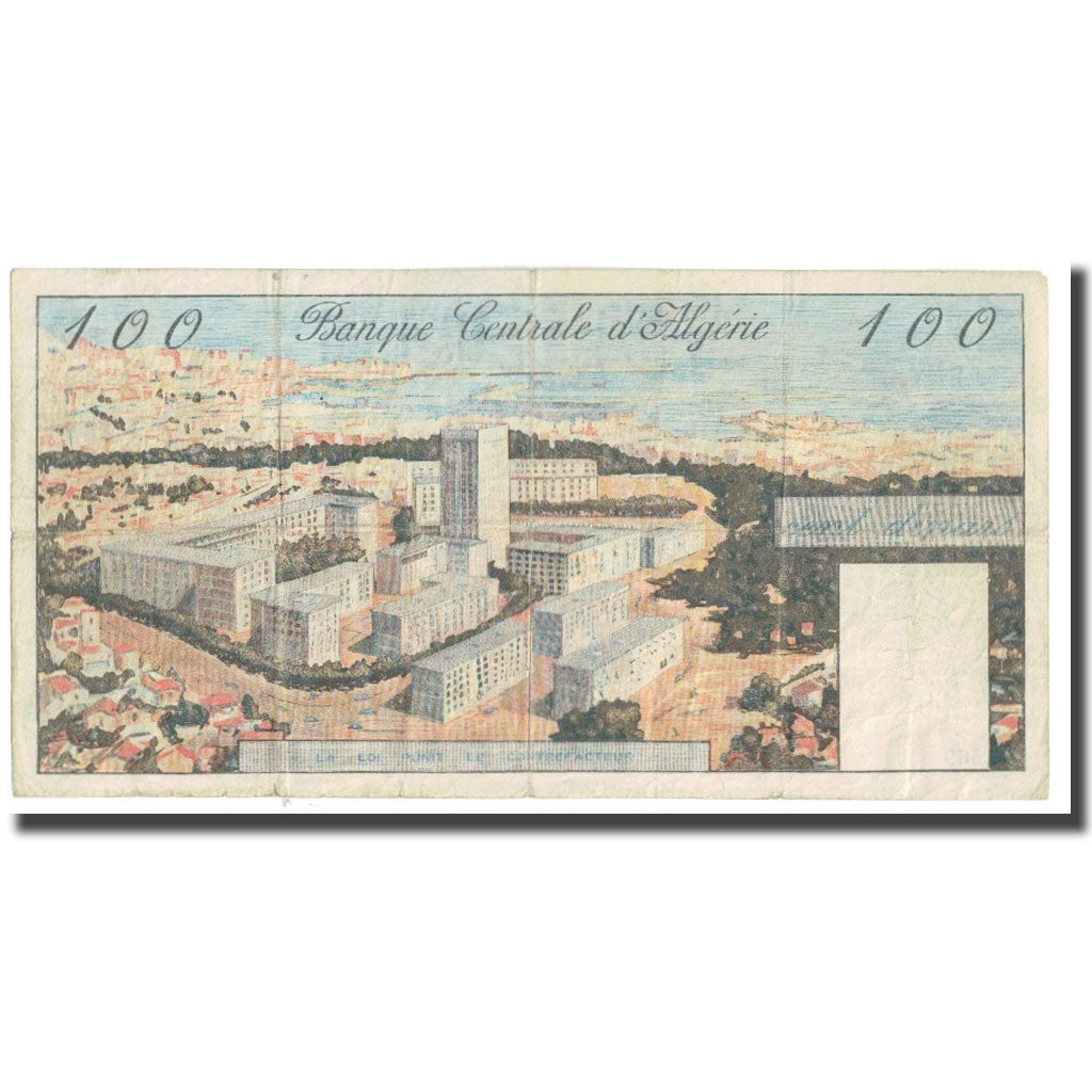 Banknot, Algieria, 100 Dinars, KM:125a, VF(30-35)