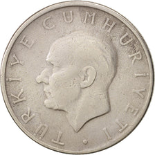 Moneta, Turchia, Lira, 1957, BB, Rame-nichel, KM:889