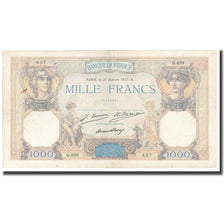 France, 1000 Francs, Cérès et Mercure, 1927, P. Rousseau and R. Favre-Gilly