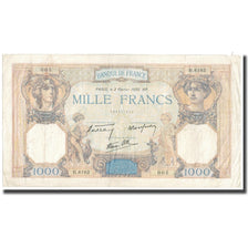 France, 1000 Francs, Cérès et Mercure, 1939, P. Rousseau and R. Favre-Gilly