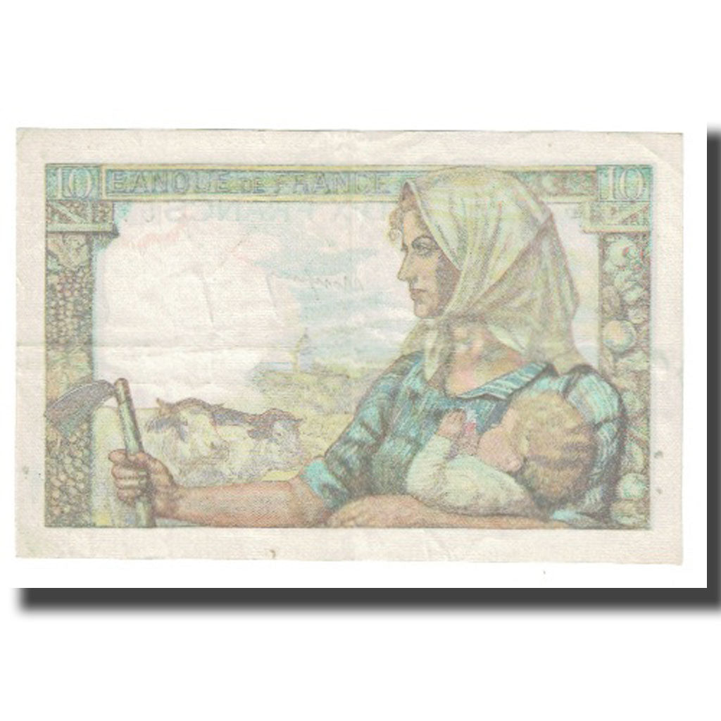 France, 10 Francs, Mineur, 1949, P. Rousseau and R. Favre-Gilly, 1949-06-30