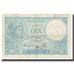 Francia, 10 Francs, Minerve, 1940, platet strohl, 1940-10-24, BC, Fayette:7.18