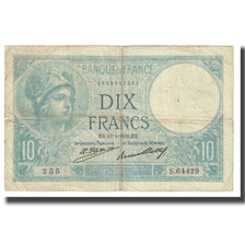 France, 10 Francs, Minerve, 1932, platet strohl, 1932-04-21, VF(20-25)