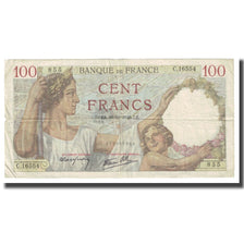 França, 100 Francs, Sully, 1940, P. Rousseau and R. Favre-Gilly, 1940-11-28