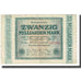 Banknote, Germany, 20 Milliarden Mark, 1923, 1923-10-01, KM:118a, EF(40-45)