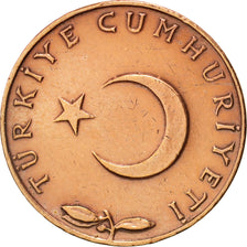 Turkey, 5 Kurus, 1972, AU(50-53), Bronze, KM:890.2