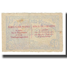 Banknote, Belgium, MOLENBEEK, 50 Centimes, Texte, 1918, 1918-12-31, EF(40-45)