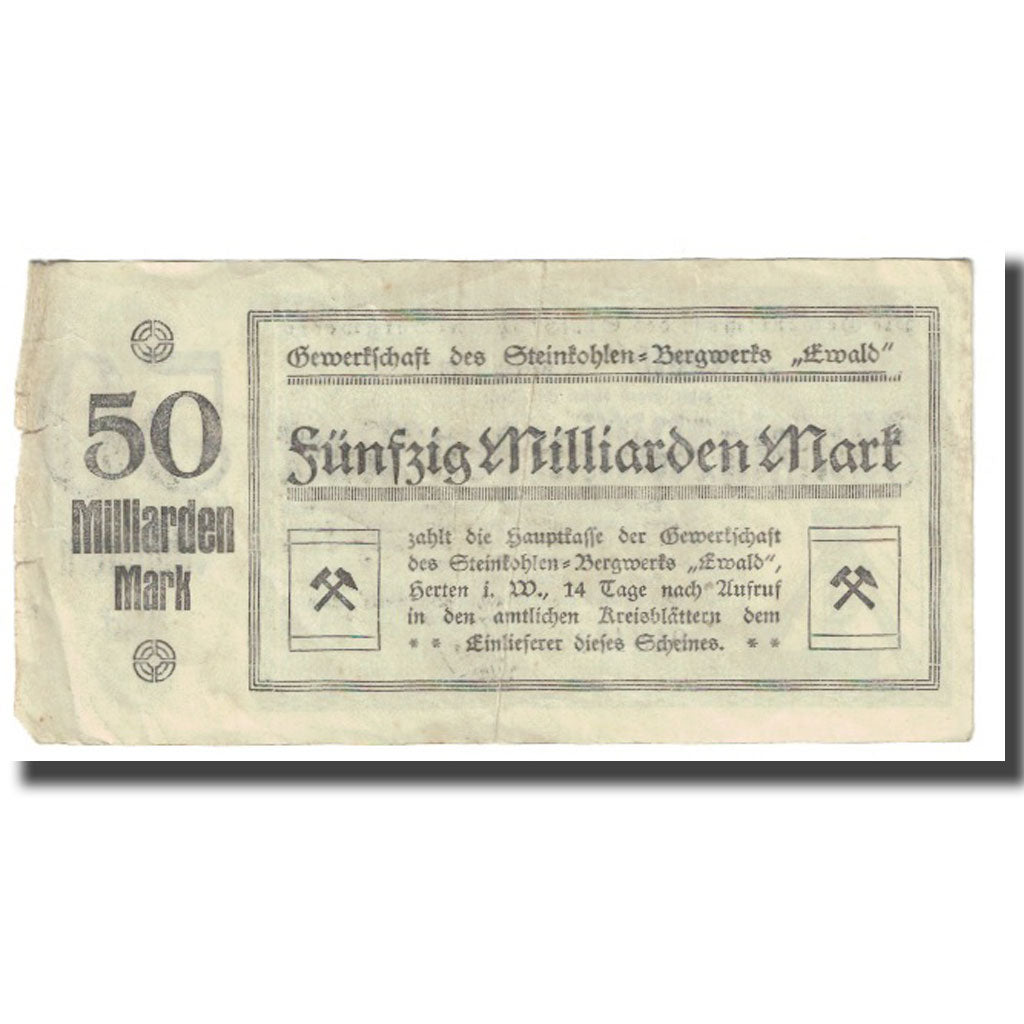 Banknote, Germany, 50 Milliarden Mark, 1923, 1923-10-10, KM:120A, VF(20-25)