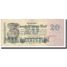 Banknot, Niemcy, 20 Millionen Mark, 1923, 1923-07-25, KM:97a, EF(40-45)