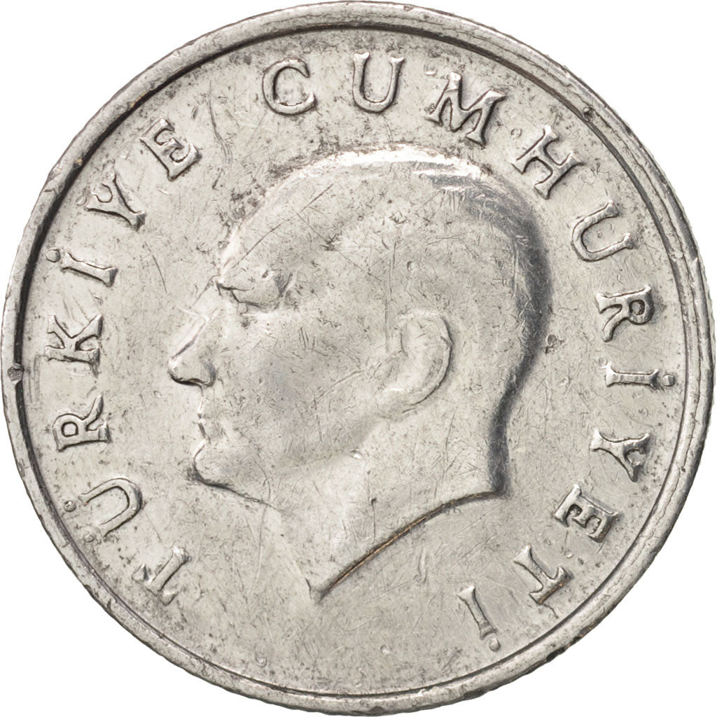 Turkey, 5 Lira, 1986, EF(40-45), Aluminum, KM:963