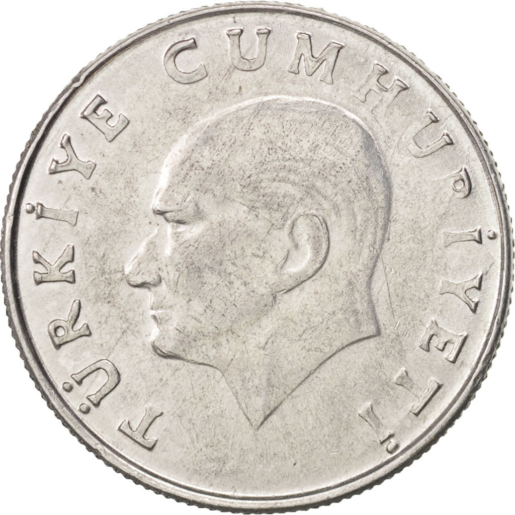 Turkey, 25 Lira, 1986, EF(40-45), Aluminum, KM:975