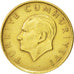 Turkey, 100 Lira, 1989, AU(50-53), Aluminum-Bronze, KM:988