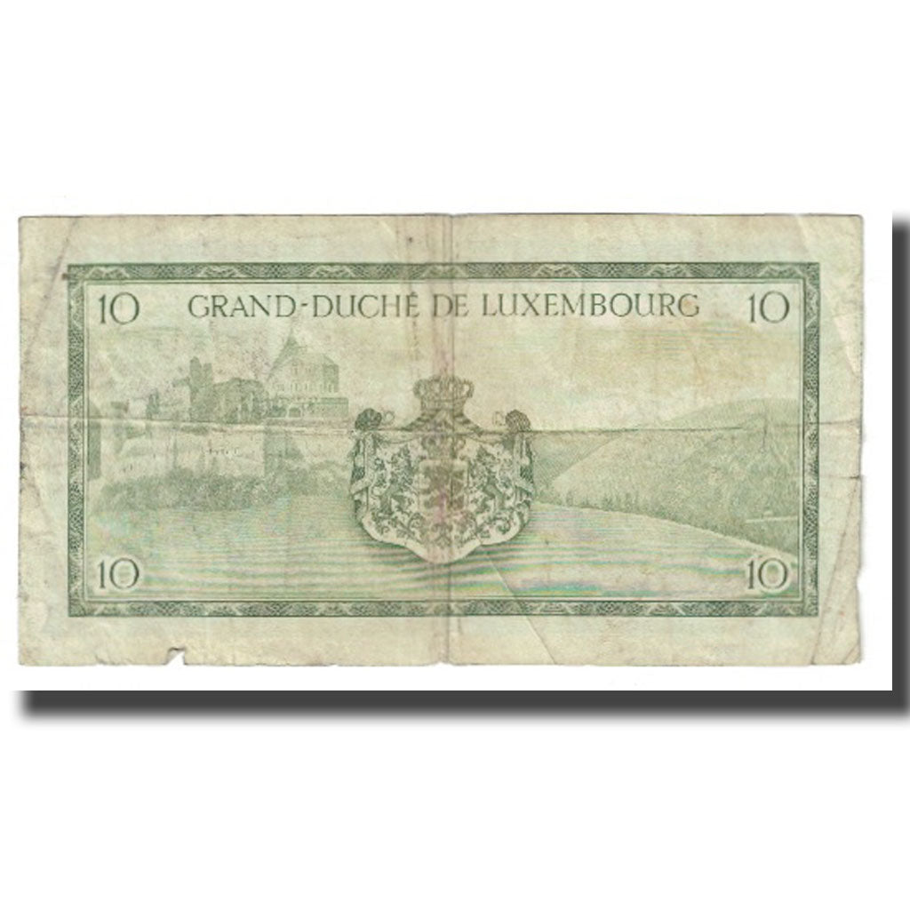 Banconote, Lussemburgo, 10 Francs, KM:48a, MB