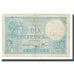 France, 10 Francs, Minerve, 1940, platet strohl, 1940-10-17, VF(20-25)