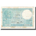 França, 10 Francs, Minerve, 1940, platet strohl, 1940-09-26, VF(20-25)