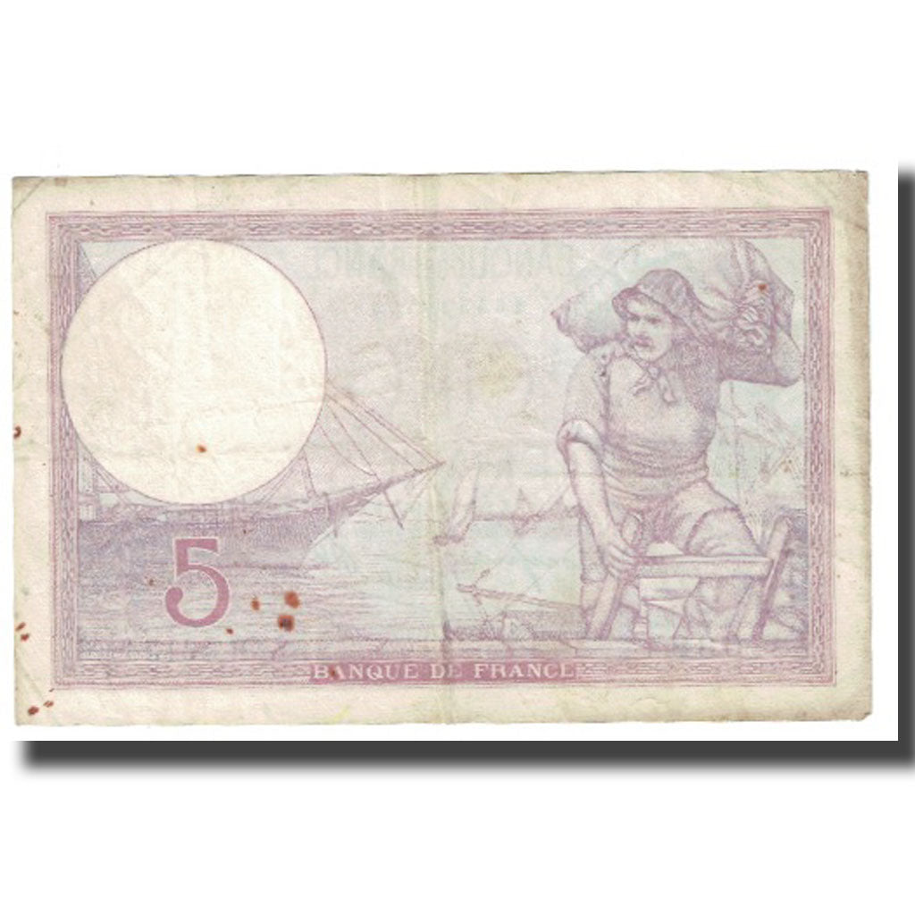 Frankrijk, 5 Francs, Violet, 1940, P. Rousseau and R. Favre-Gilly, 1940-11-28