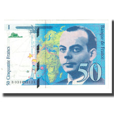 France, 50 Francs, St Exupéry, 1997, STROHL TRONCHE DENTAUD, AU(55-58)
