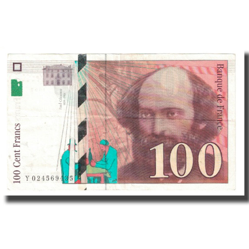 France, 100 Francs, Cézanne, 1997, BRUNEEL, BONARDIN, VIGIER, TTB