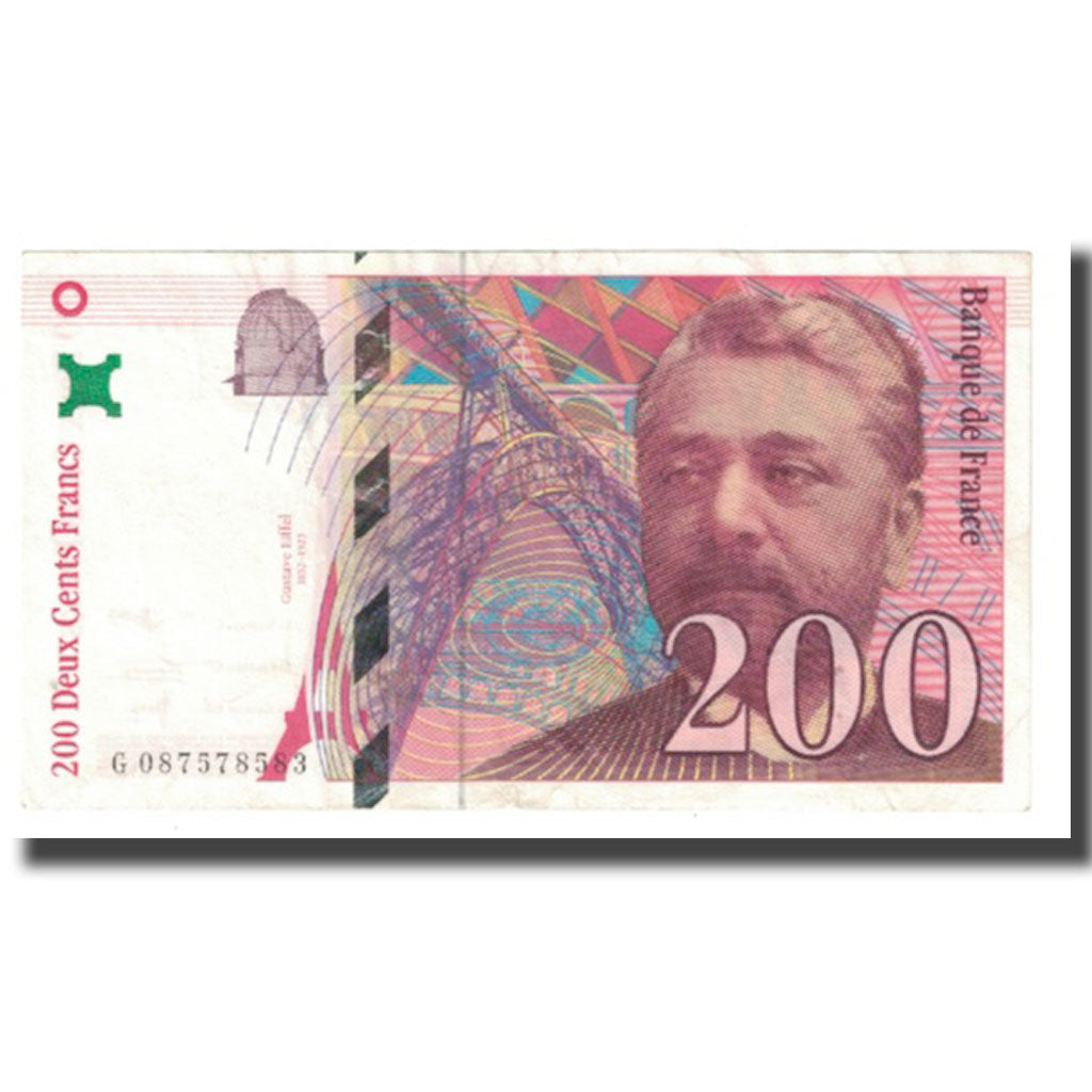 Francia, 200 Francs, Eiffel, 1999, BRUNEEL, BONARDIN, VIGIER, BB, Fayette:75.5
