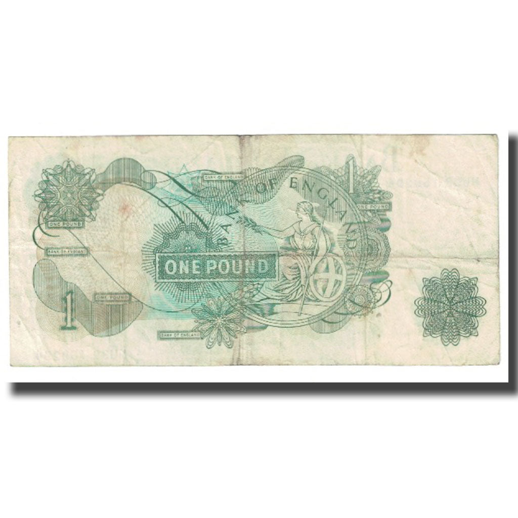 Banknote, Great Britain, 1 Pound, KM:374a, VF(20-25)