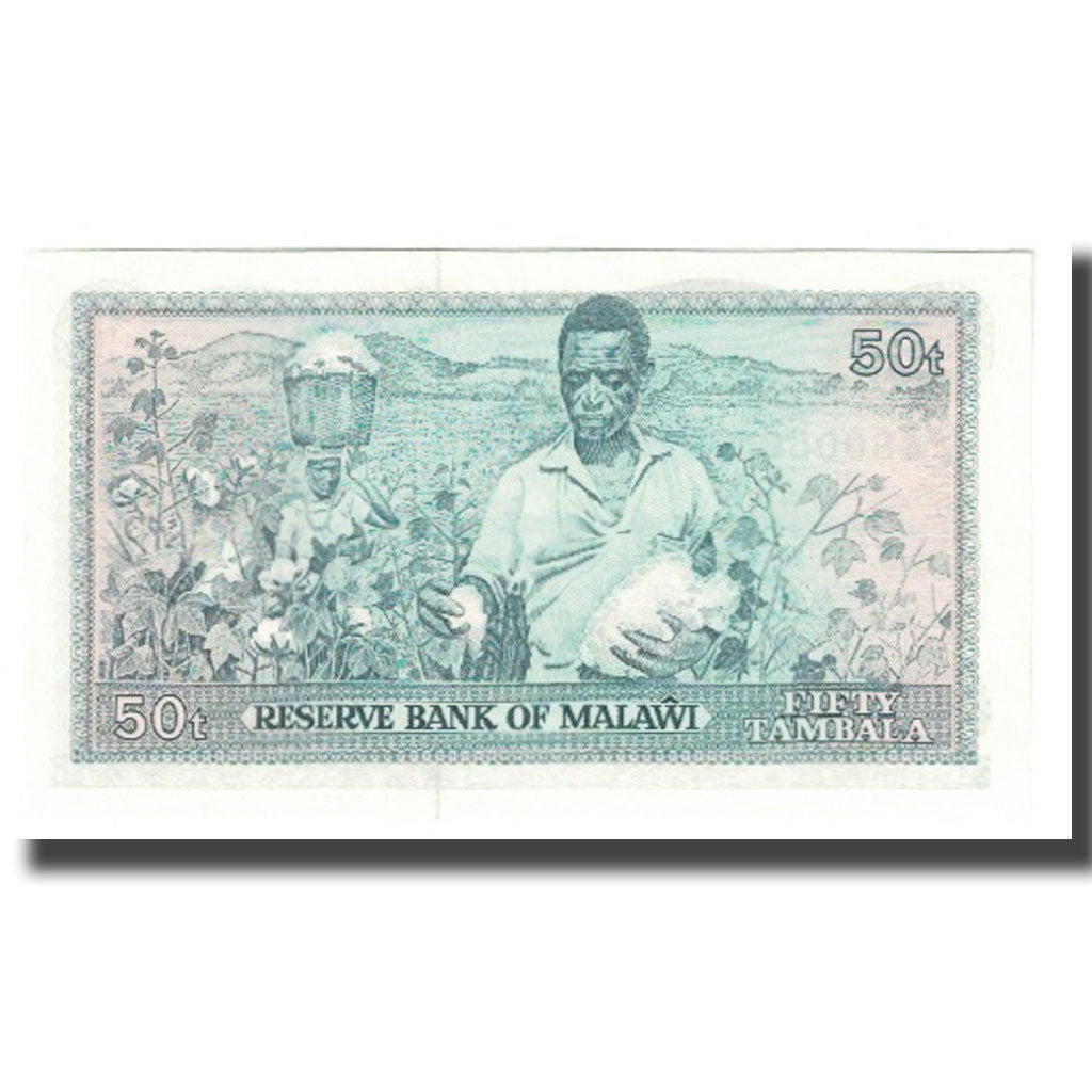 Banknote, Malawi, 50 Tambala, 1982, 1982-05-01, KM:13d, UNC(65-70)