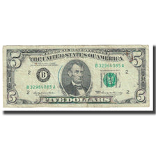 Nota, Estados Unidos da América, Five Dollars, VF(20-25)