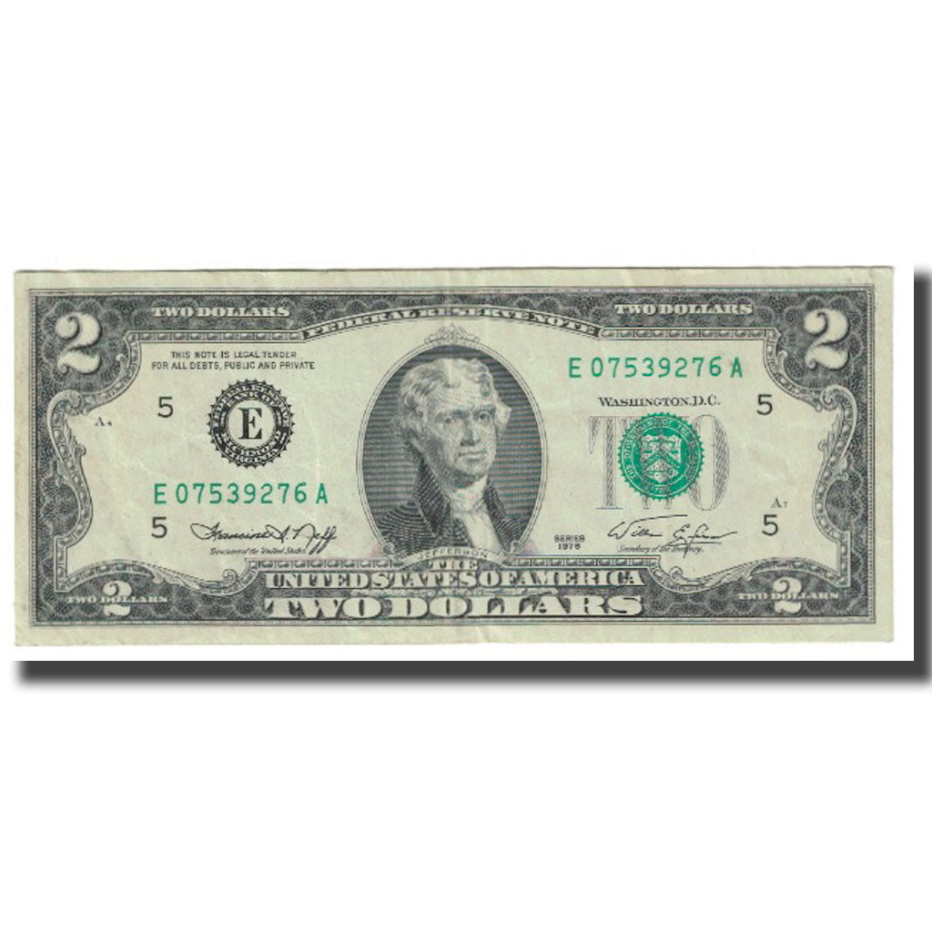 Billet, États-Unis, Two Dollars, 1976, TTB