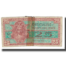 Banknote, United States, 25 Cents, KM:M31a, F(12-15)