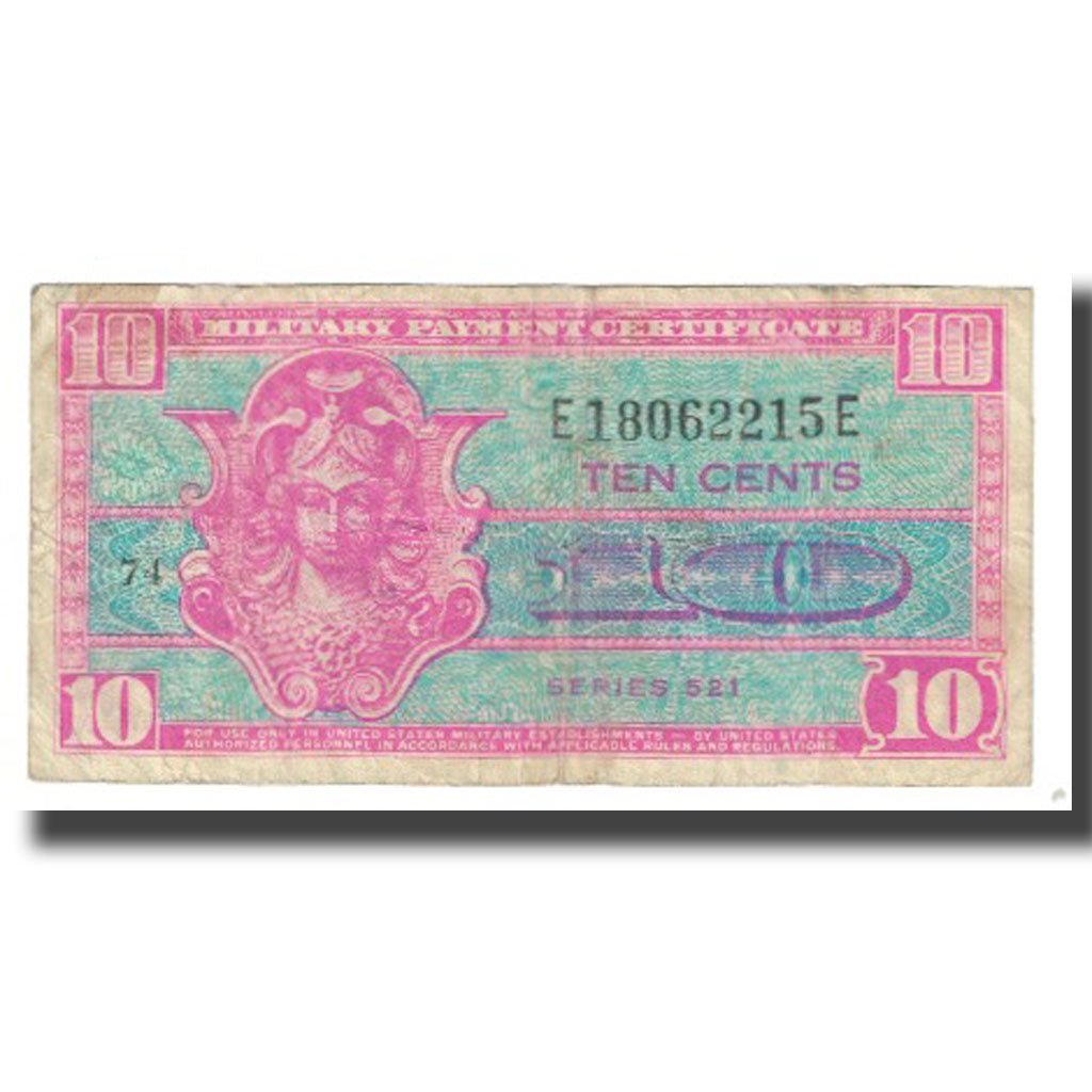 Banknote, United States, 10 Cents, 1954, KM:M30a, VF(20-25)