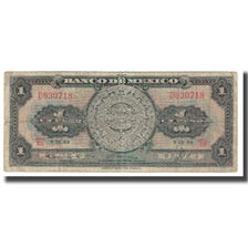 Banknote, Mexico, 1 Peso, KM:59a, VF(20-25)