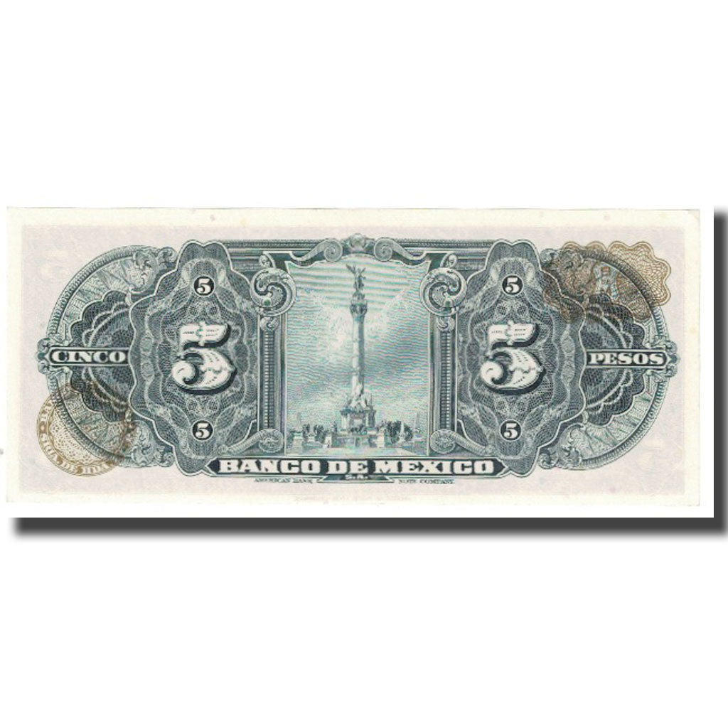 Banknote, Mexico, 5 Pesos, 1970, 1970-07-22, KM:60k, UNC(65-70)