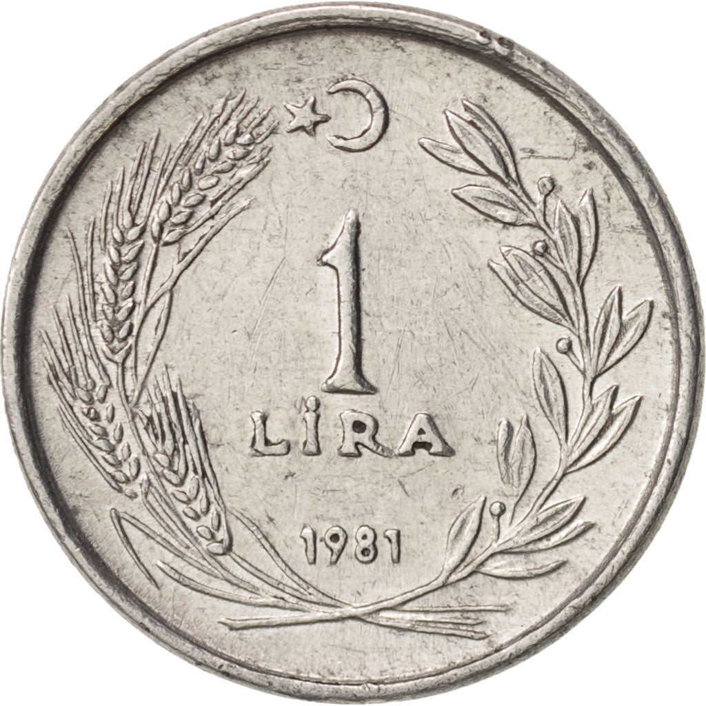 Münze, Türkei, Lira, 1981, VZ, Aluminium, KM:943