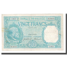 Francia, 20 Francs, Bayard, 1918, E.Picard-J.Laferrière, 1918-03-25, MB+